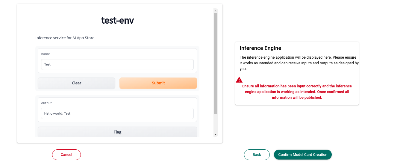 Test Inference Engine